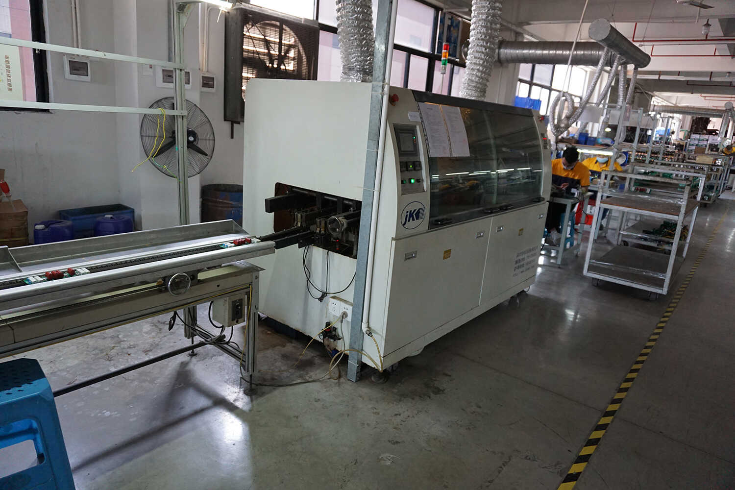 Equipment warehouse and shipping